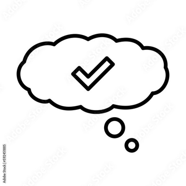 Fototapeta Speech Bubble Icon Design vector template illustration