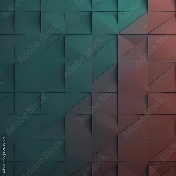 Fototapeta abstract background with triangles created with generative AI