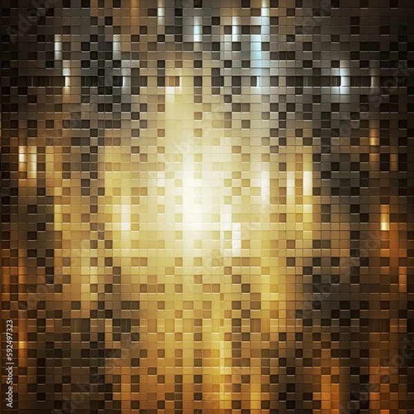 Fototapeta abstract background with squares created with generative AI