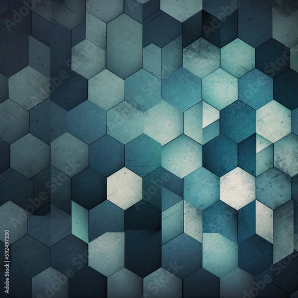 Fototapeta abstract background with cubes created with generative AI