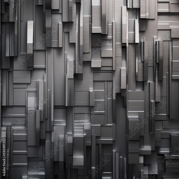 Fototapeta abstract background with squares created with generative AI