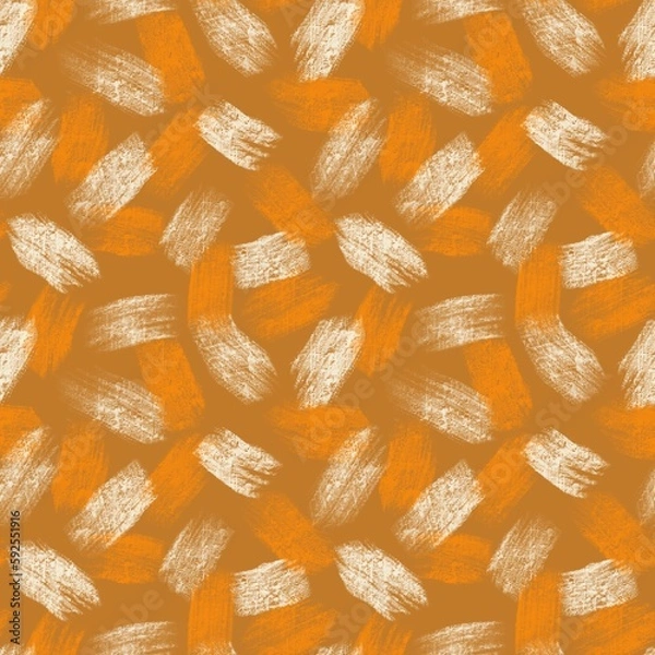 Fototapeta Pattern of yellow and white chaotic lines