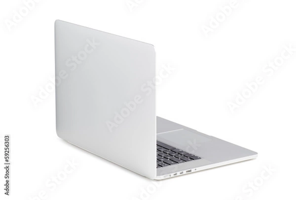 Obraz widok laptopa z tyłu