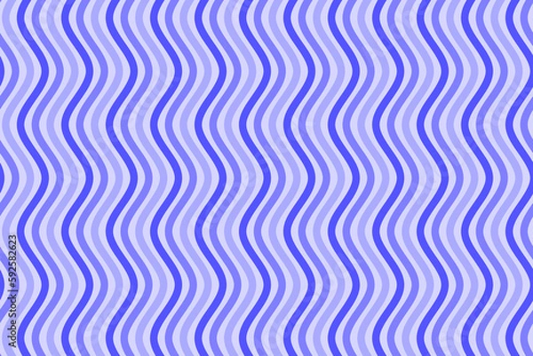 Fototapeta Pastel blue water wave stripes repeating pattern background vector. Abstract wavy lines fabric pattern. Vertical optical illusion curve strips. Wall and floor ceramic tiles pattern.