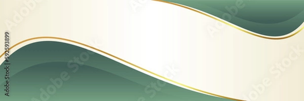 Fototapeta earth day background green color elegant gradation of abstract shapes, leaves pattern with free space for text. Template for banner, poster, social media, web.