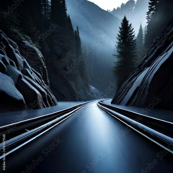 Fototapeta The night, generative ai