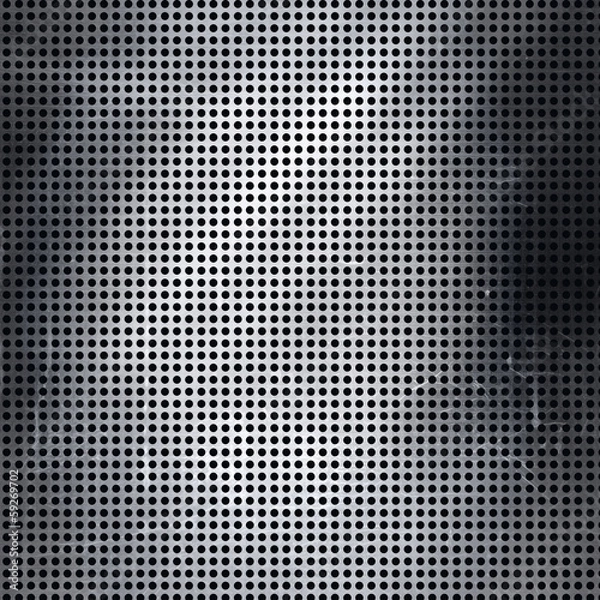 Fototapeta Blacha z otworami