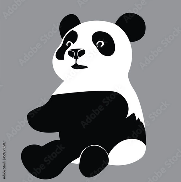 Obraz panda cartun