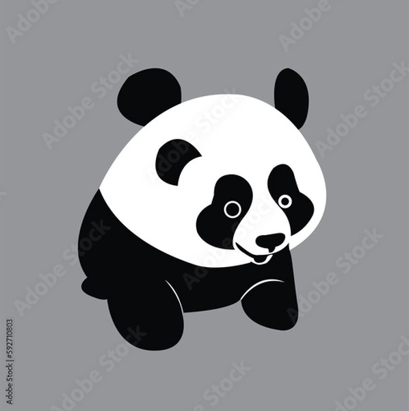 Obraz panda cartun