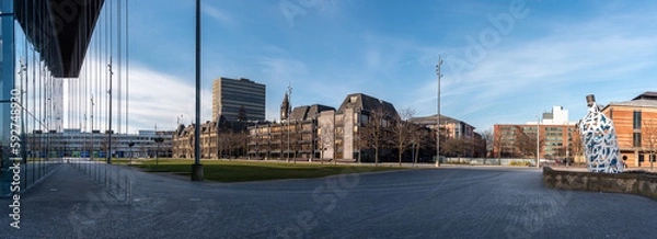 Fototapeta Parking przed Middlesbrough City Center UK