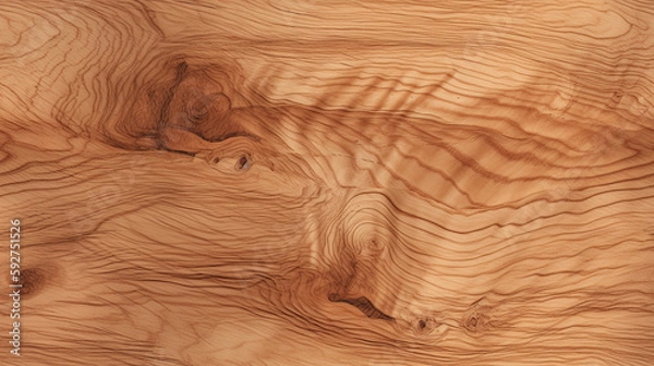 Fototapeta detailed core maple wood with veins  texture for furniture textures with details tile format repetitive pattern - generative ai