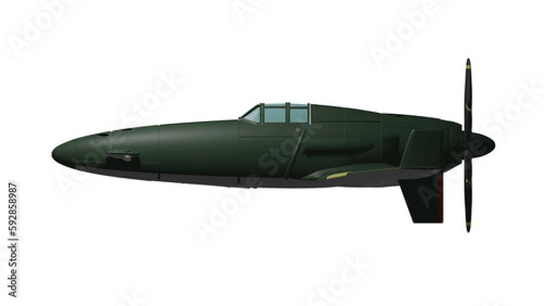 Obraz 震電 大日本帝国海軍 局地戦闘機 (J7W Shinden)