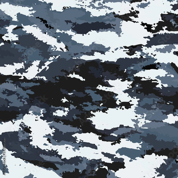 Obraz Camouflage military background. Camouflage background -  illustration. Abstract pattern spot.