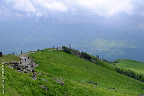 Obraz 夏の車山高原風景