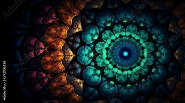 Fototapeta fractal background