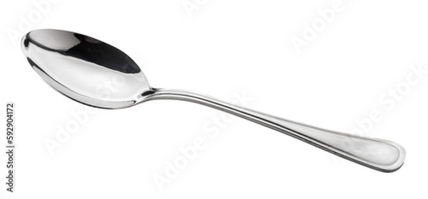 Obraz Shiny metal spoon isolated