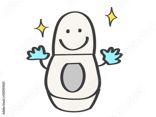 Obraz トイレピカピカ