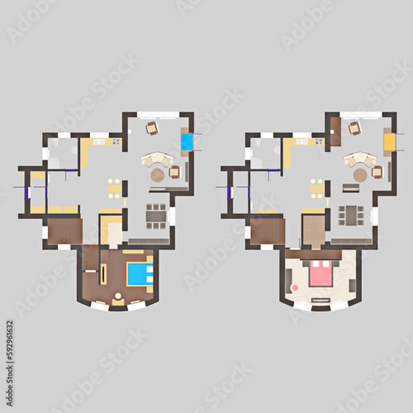 Fototapeta 01_House Plan