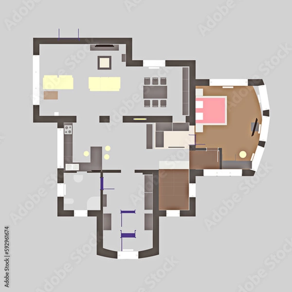 Fototapeta 05_House Plan