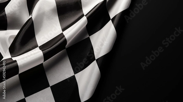 Obraz Checkered Flag ai generative