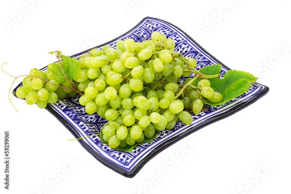 Fototapeta Green bright grape