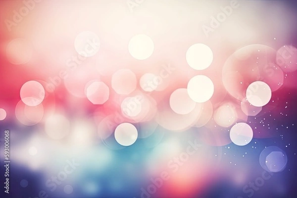 Fototapeta vintage bokeh lighting with an abstract backdrop. Generative AI