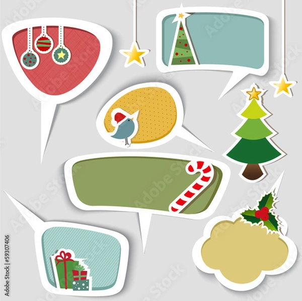 Fototapeta Christmas Bubbles