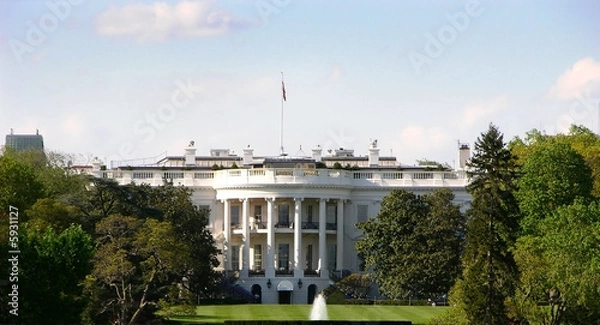 Obraz White House on Sunny Day
