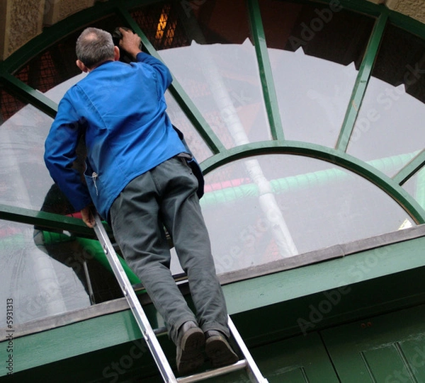 Obraz Cleaning windows