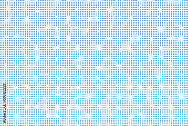 Obraz 涼しげブルーの楽しいカラフルドット壁紙　模様