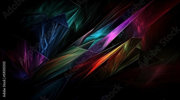 Fototapeta abstract background with glowing lines