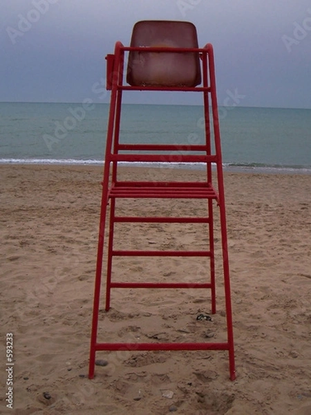 Obraz chaise pour maitre nageur