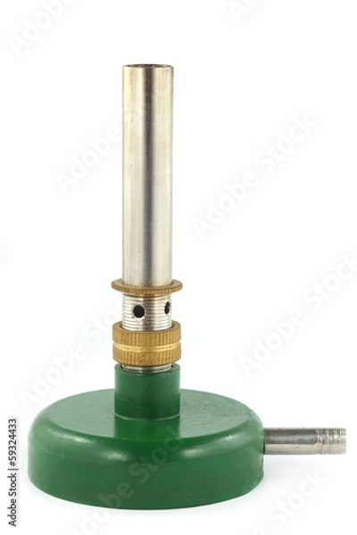 Obraz Green Bunsen burner