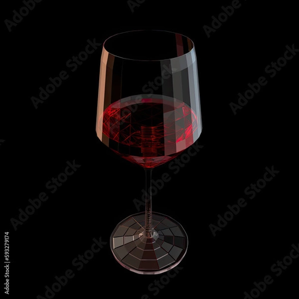 Fototapeta Softly Lit Isometric Porcelain Object: A Trending Modular Constructivism 

