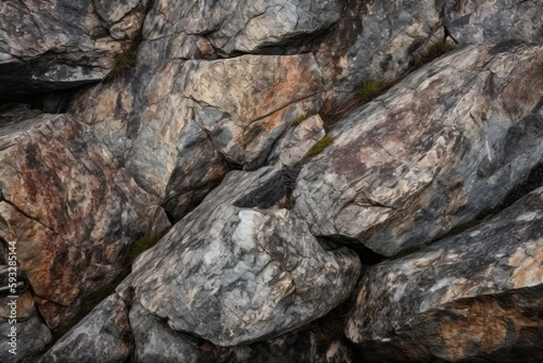 Fototapeta Granite texture granite surface for background from generative ai
