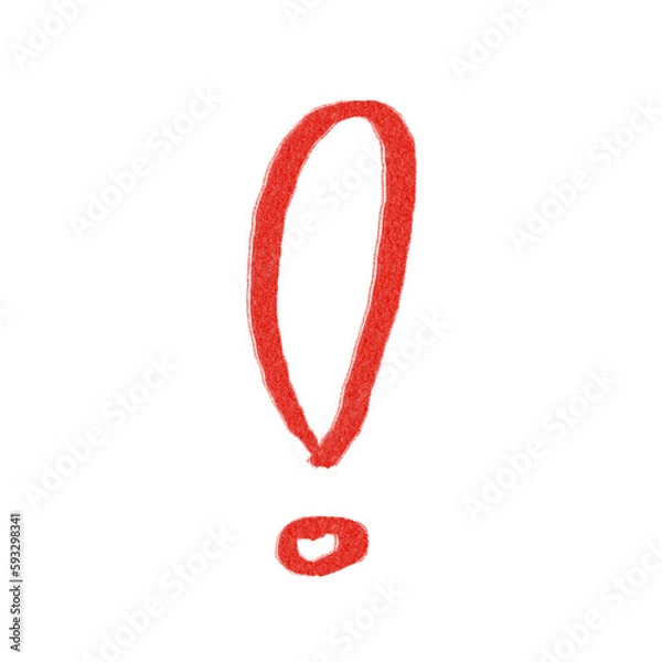 Fototapeta exclamation mark