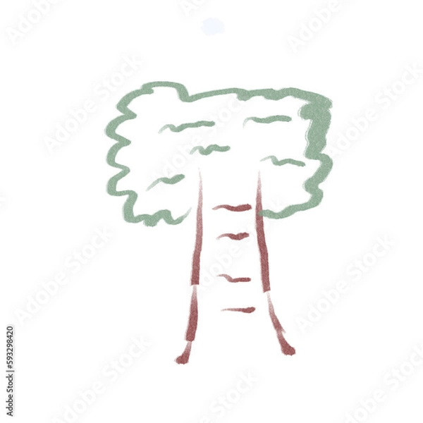 Fototapeta tree by kid