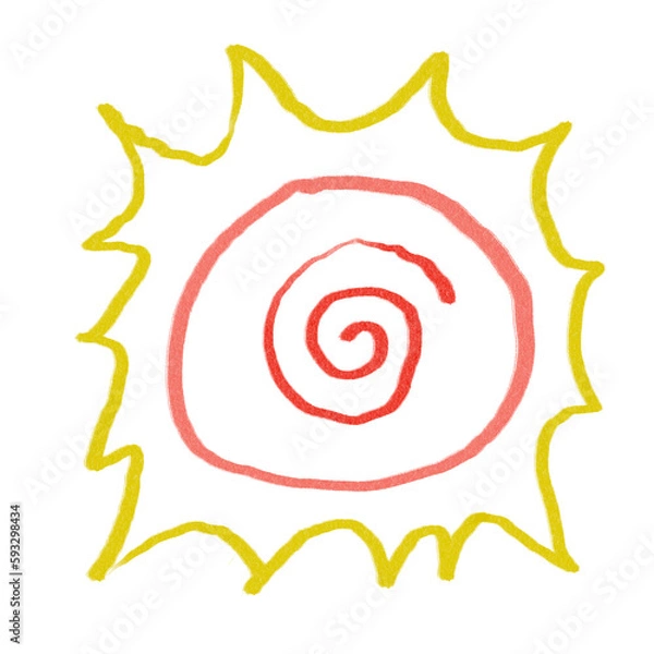 Fototapeta sun by kid