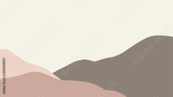 Obraz mountain landscape illustration