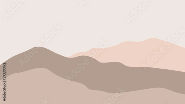 Obraz mountain landscape illustration