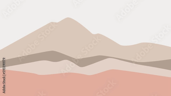 Obraz mountain landscape illustration