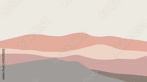 Obraz mountain landscape illustration