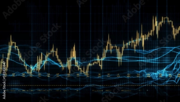 Fototapeta Blockchain Technology: The Future of Secure Transactions - Generative Ai