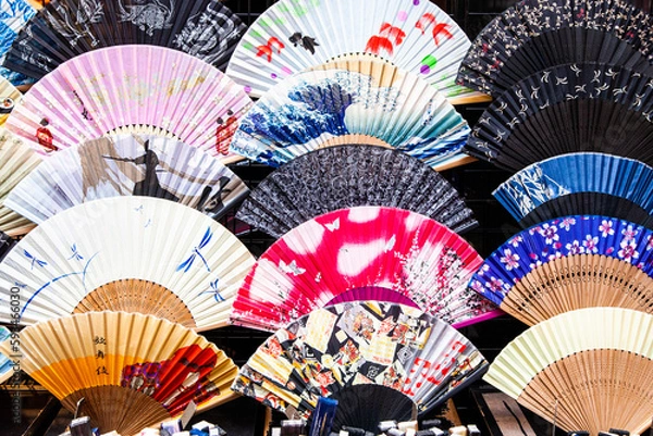 Obraz 扇子のディスプレー