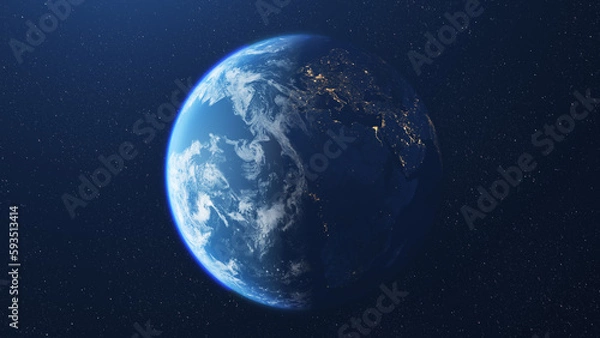 Obraz Beautiful planet earth seen from space