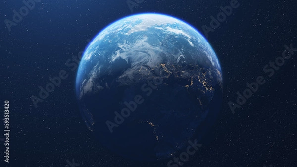 Obraz Beautiful planet earth seen from space