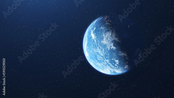 Obraz Beautiful planet earth seen from outer space
