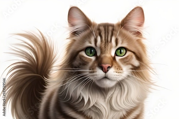 Obraz Funny cat, Generative AI