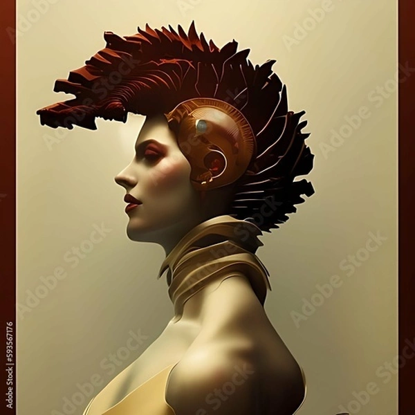 Obraz Punk athletic lady