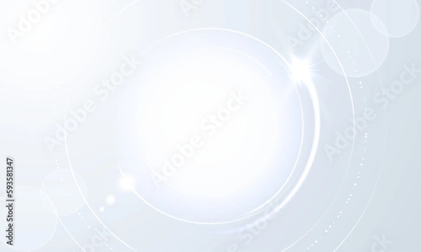 Obraz white light glowing abstract background